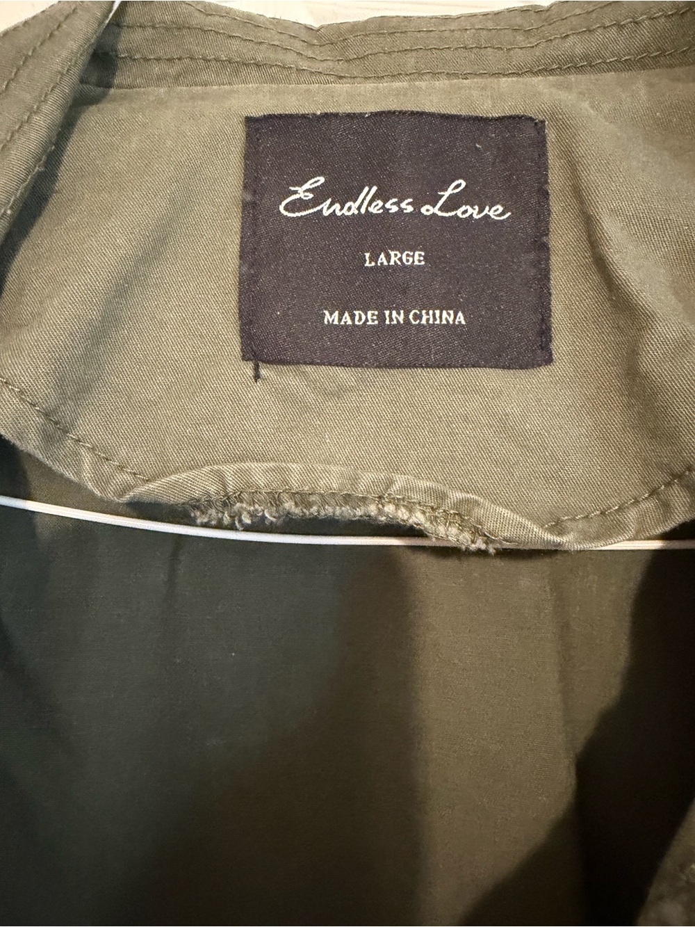 Olive Utility Jacket with Multiple Pockets - Picture 11 of 11